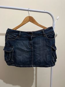 Denim Mini Skirt