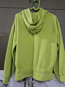 Green Sequin Graphic Hoodie