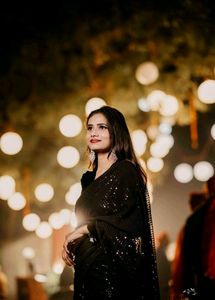 Black Sequence Saaree