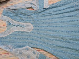 Chikankari Anarkali Kurta