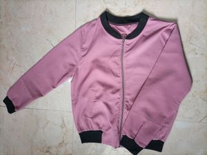 Pink black Bomber jacket for women. Bust size 40in