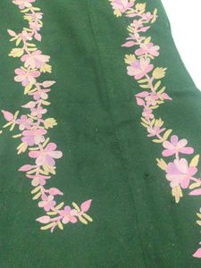 Embroidered Green Kurta