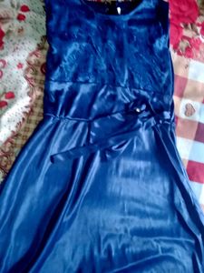 Elegant Navy Blue Party Dress For Girls New Cutie