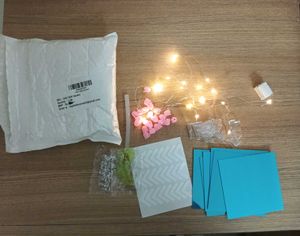 DIY TULIP LIGHT SQUARE