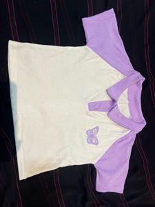 Butterfly Accent T-Shirt
