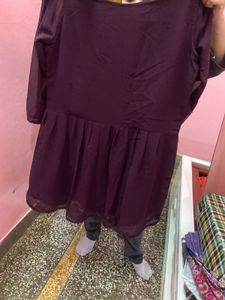 Elegant Purple Kurta