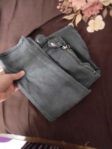Used Faded Colour Jeans High Waisted Streachable