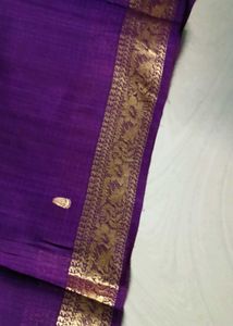 Purple Colour Pure Kanch Pattu Saree