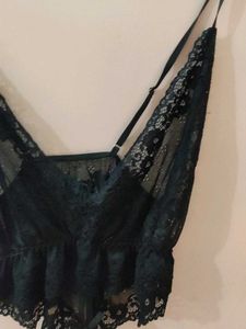 Black Lace Slip