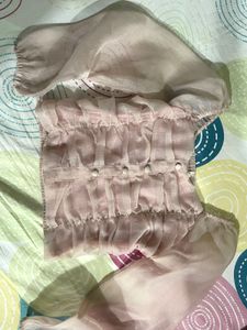 Pink Ruffle Top