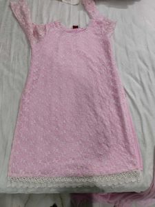 Baby Pink Embroidered BIBA SUIT Set