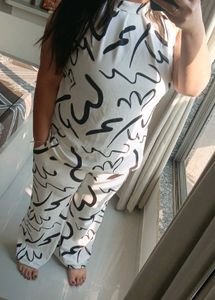 Patterned Pajama Set