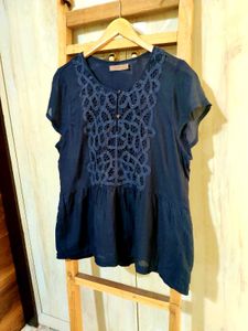 Black Designer Top Size-36