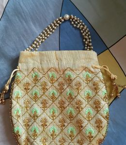 Embroidered Potli Bag