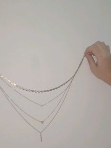 Layered Silver Necklace