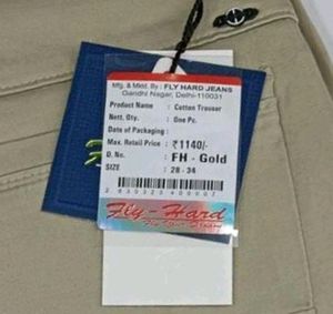 Orginal Fly Hard Brand Men&#39;s Wear Trouse