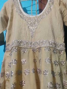 Elegant Embroidered Anarkali Dress