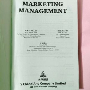 Marketing Management Textbook