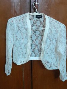 Lace Shrug And Top