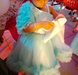 Baby Blue Tulle Dress
