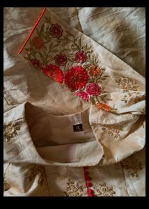Ethenic Beautiful Embroidery Work Gown😍🫠👑