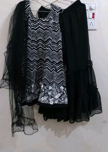 New Unused Grara Frock Black Is Main 1color Or Hai Brown🟤