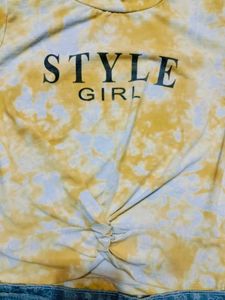 Yellow Mustard T Shirt And Shorts Pant