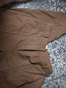 Brown Wide Leg Trousers