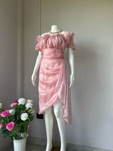 Soft Organza Pink Premium Dress