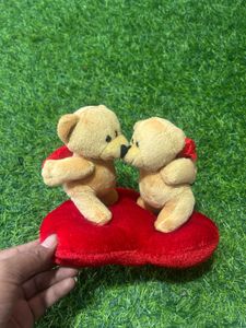 Kissing Teddy Bear Plush
