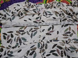 Feather Print Blouse