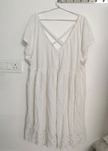White Aesthetic Dress.