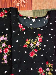 Floral Polka Dot Dress