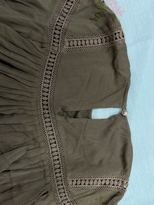 Women Green Top