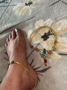 Peacock Style anklets