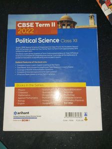 Cbse Political Science Arihant Class 12