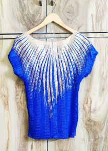 Golden &amp; Blue Colour Top Size-32-34