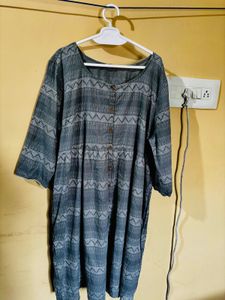 Plus size soft cotton kurta - 5XL