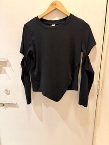 Cutout Long Sleeve Top