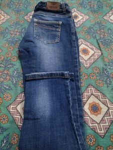 Navy Blue Denim Jeans