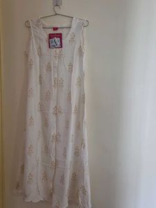 GoSriKi Women's Rayon Viscose Printed A-Line Kurta