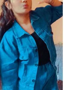 Denim Jacket &amp; Shorts Set
