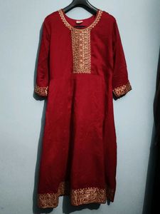 Elegant Maroon Kurta