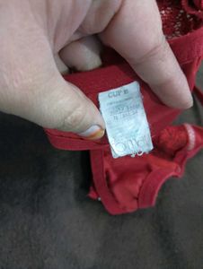 Elegant🖤 Burgundy Lace Bra