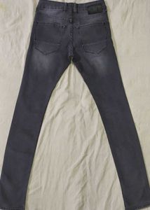 Here And Now Mens Slim Fit Grey Jeans
