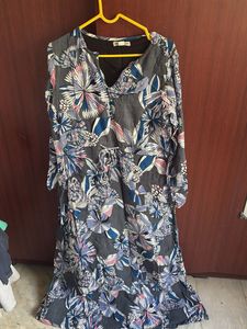 Floral Print Midi Dress