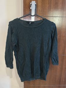 Green Knit Top