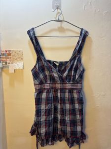Plaid Cami Top