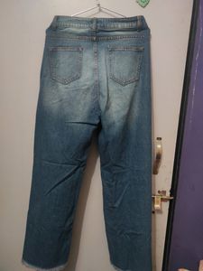 High Waist Denim Blue Jeans