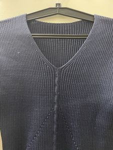 Navy Blue Knit Sweater